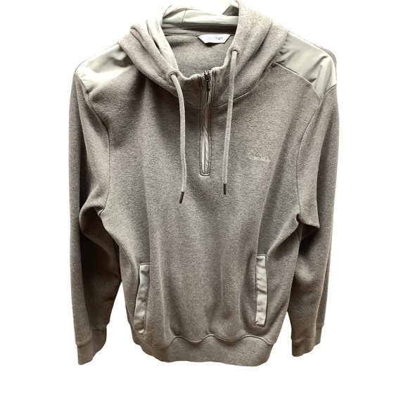 Calvin Klein Size Small Light Gray Men's Hoodie. Preloved - Picture 2 of 6